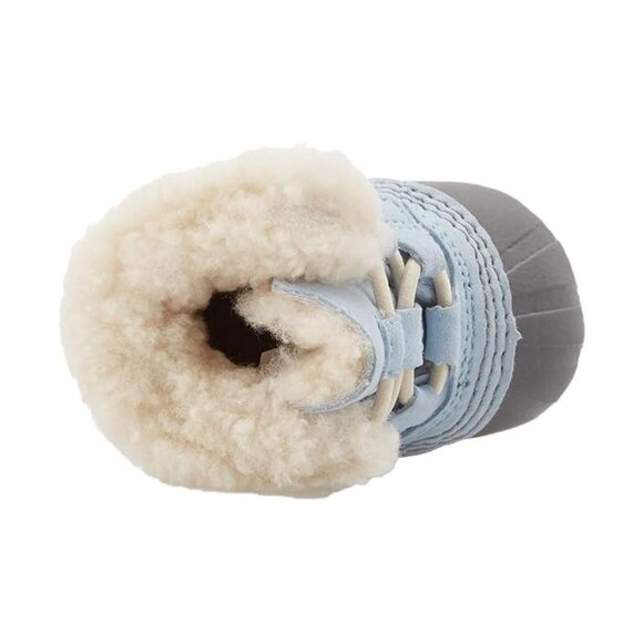 NEW Sorel Kid Infant Caribootie Oxygen Lamb Fur Lined Mid Calf Winter Boot - Picture 5 of 7